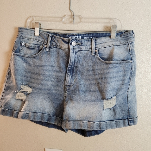 Levi's Denizen Denim Mom Shorts Size 32 - Picture 3 of 7